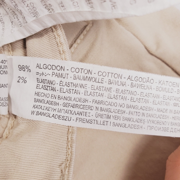 Zara Kahki Moto Pants Size 12 - Picture 11 of 16